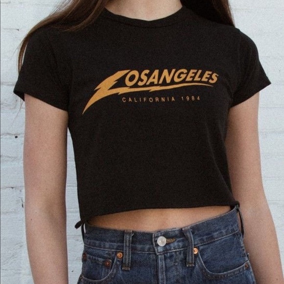 Brandy Melville Tops - brandy melville los angeles crop